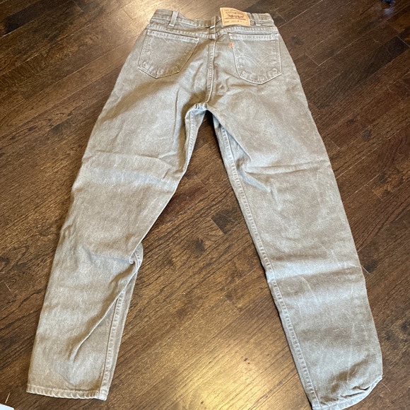 Vintage 90s rare brown wash 550 Levi’s 33x32 - Picture 5 of 8